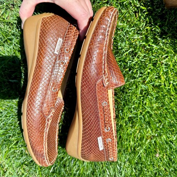 Mephisto Shoes - Mephisto Size 7.5 Genuine Leather 70414 Loafer Cool Air Brown Leather Casual Wal